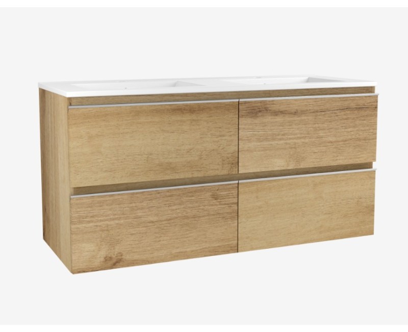 Vannas istabas skapītis ar izlietni OZE COME 1200mm Golden Oak