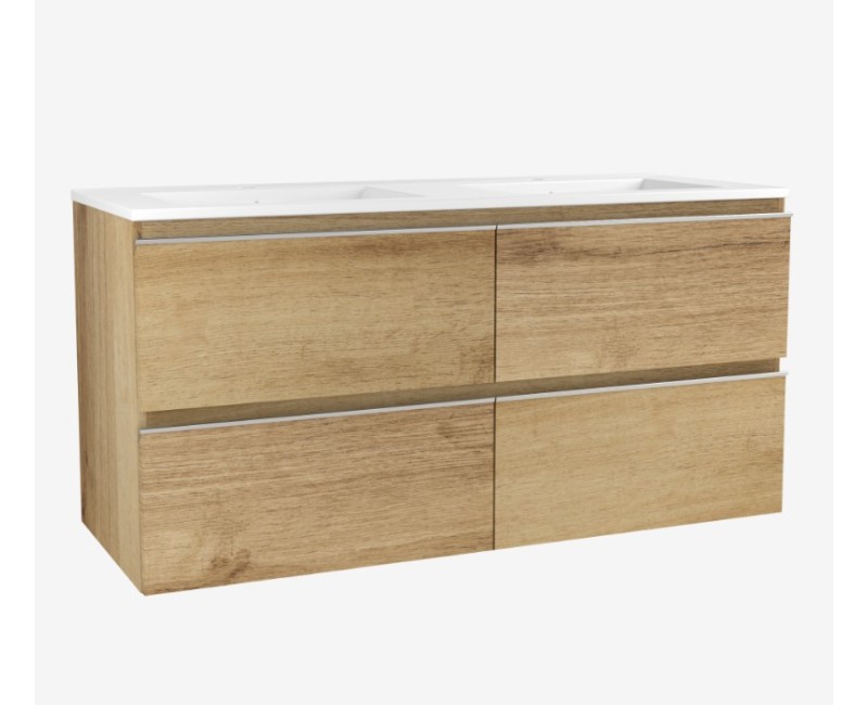 Vannas istabas skapītis ar izlietni OZE COME 1400mm Golden Oak