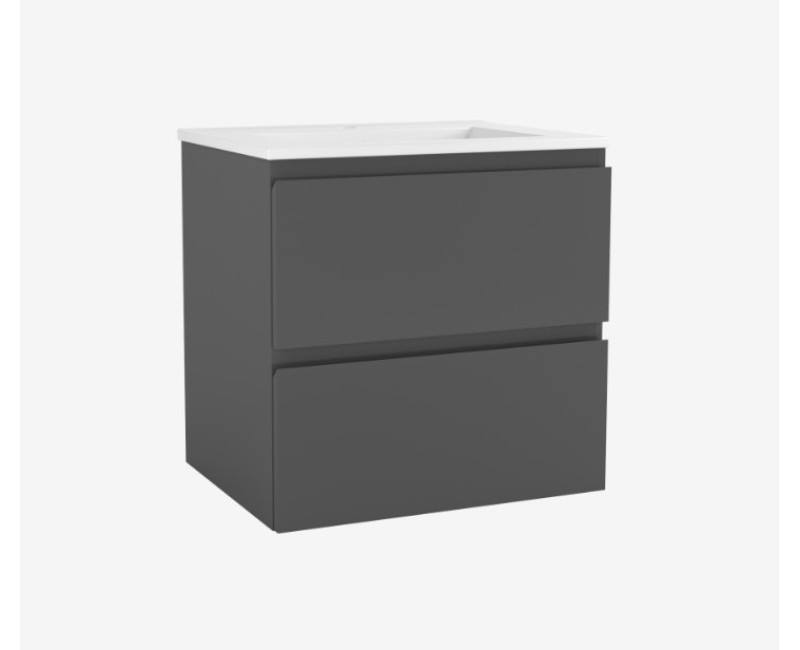 Vannas istabas skapītis ar izlietni OZE COME 600mm Pelēks