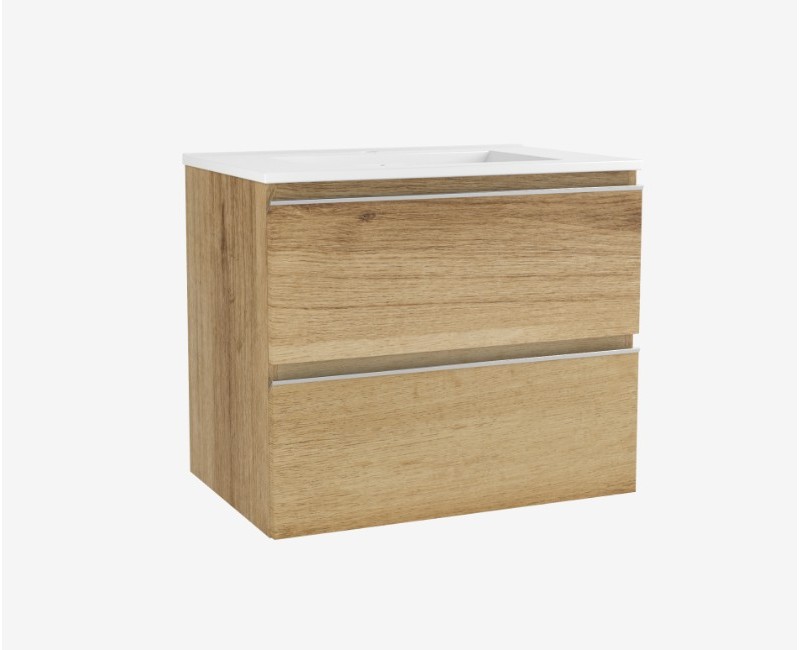 Vannas istabas skapītis OZE ar izlietni COME 800mm Golden Oak CV-CO800CD