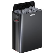 Elektriskā Pirts krāsns Harvia The Wall SW80 black steel HSW800400M