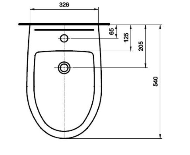Биде KOLO Primo, K85100000 OUTLET