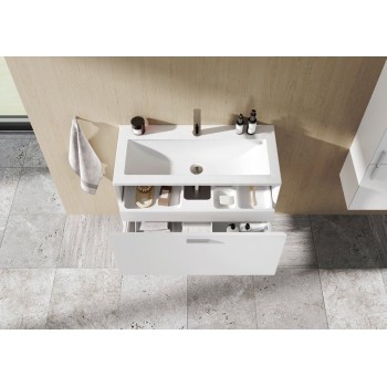 Vannas istabas skapītis Ravak SD Clear 800 II (Bez Izlietnes) Balts