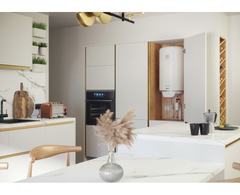 Водонагреватель (бойлер) ATLANTIC STEATITE TURBO VM 100л вертикальный 2.1кВт с сухим тэном 861263