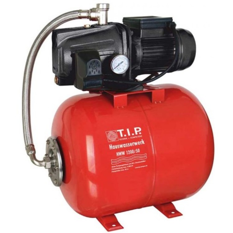 Насос с гидрофором TIP Pumpen HWW 1200-50-50H 1.0kW Насос с гидрофором TIP Pumpen HWW 1200-50-50H 1.0kW