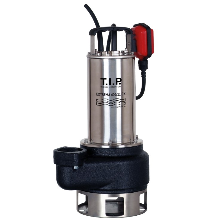 Погружной (дренажный) насос TIP Pumpen Extrema 400/11 CX AUT 1,5 кВт 230 В 50 Гц Погружной (дренажный) насос TIP Pumpen Extrema 400/11 CX AUT 1,5 кВт 230 В 50 Гц