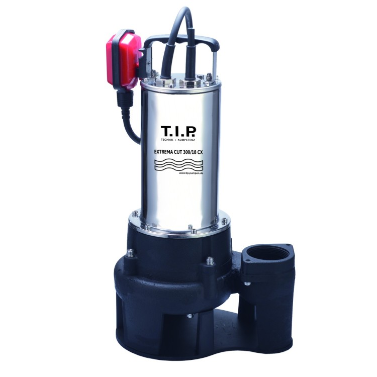 Погружной (дренажный) насос TIP Pumpen Extrema CUT 300/18 CX 2.0 кВт 230 В 50 Гц с резаком Погружной (дренажный) насос TIP Pumpen Extrema CUT 300/18 CX 2.0 кВт 230 В 50 Гц с резаком