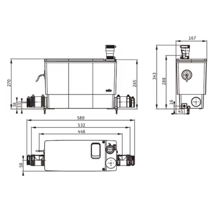 Погружной (дренажный) насос Wilo DrainLift MINI3-XS-EF (6095127) Погружной (дренажный) насос Wilo DrainLift MINI3-XS-EF (6095127)