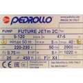 Насос для подачи воды Pedrollo FUTURA JET2C (0,75 кВт ~220 В)