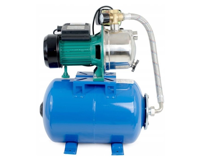 Водяной насос с Гидрофором IBO AJ50/60-24CL(1,1 кВт) корпус из нержавеющей стали