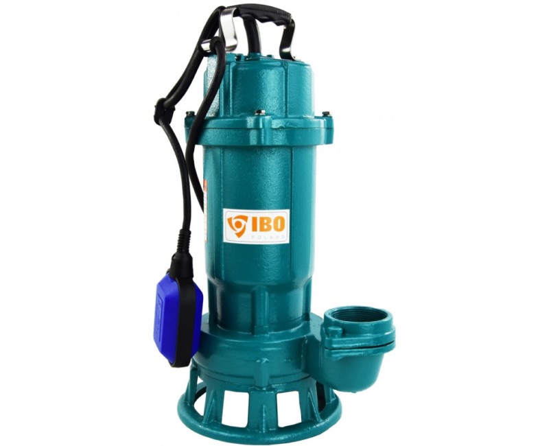 Погружной насос IBO F1100 (1,1 кВт ~230 В) с измельчителем 16FKPF1100