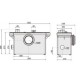 Канализационный насос CEVA Sololift комплект F600A (0,6кВт ~230В)