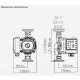 Cirkulācijas sūknis Ceva SXR 25/60A -180 230V (16CIRK) A klase, AUTO Cirkulācijas sūknis Ceva SXR 25/60A -180 230V (16CIRK) A klase, AUTO