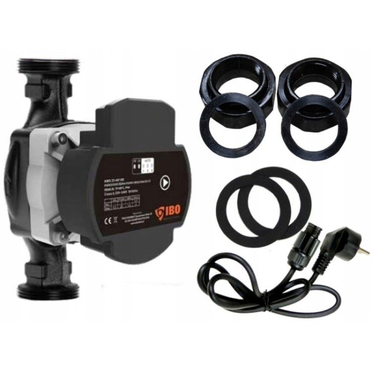 Циркуляционный насос IBO AMG 25-80/180 с кабелем Циркуляционный насос IBO AMG 25-80/180 с кабелем