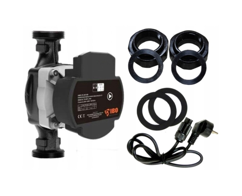 Cirkulācijas sūknis IBO AMG 25-60/180 ar vadu