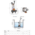 Погружной насос Pedrollo TRITUS TIG (0,75 кВт ~230 В)