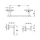 Aksesuāru komplekts Grohe Essentials Cube StarLight® apdare, Hromēts 40777001 Aksesuāru komplekts Grohe Essentials Cube StarLight® apdare, Hromēts 40777001