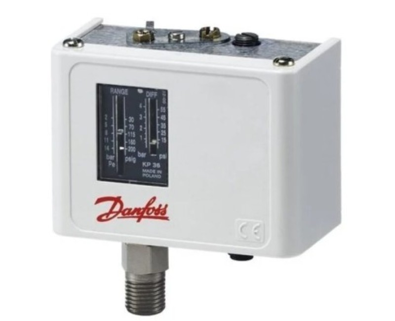 Реле давления Danfoss KP35 1/4" 0,2-7,5 бар Danfoss