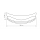 Sānu panelis Aqualine DUNAJ II 140, 570 mm, G1345 Sānu panelis Aqualine DUNAJ II 140, 570 mm, G1345