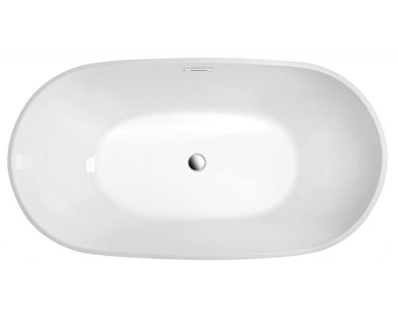 Отдельностоящая ванна Aqualine, 150x82 см, литой акрил, белая E1850