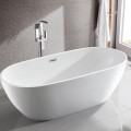 Отдельностоящая ванна Aqualine Duoro, 180x80 см, литой акрил, белая E1880