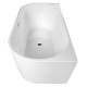 Vanna Aqualine TAJO 180x80 cm, balta E1990