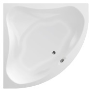 Vanna Aqualine Dunaj II, 150x150x48 cm, akrila, stūra, balta G1350