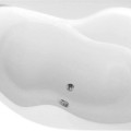Vanna Aqualine Cidlina 160, 160x105x45 cm, akrila, labā, balta G3614