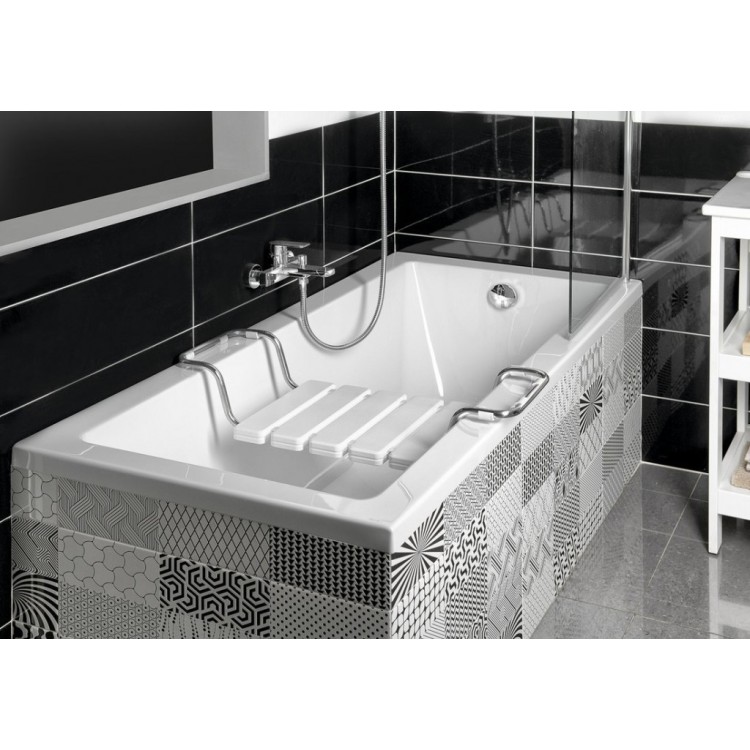 Vanna Aqualine DOUBRAVA, 160x70x42 cm, balta A1670
