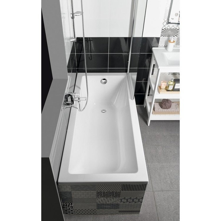 Vanna Aqualine DOUBRAVA, 160x70x42 cm, balta A1670