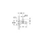 Dekoratīvs ventilis GROHE Eggemann 1/2-10mm 41263000 Dekoratīvs ventilis GROHE Eggemann 1/2-10mm 41263000