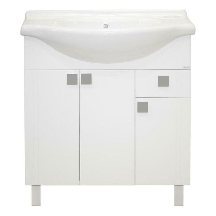 Шкаф для ванной Aqualine с раковиной NIL 75 Шкаф для ванной Aqualine с раковиной NIL 75