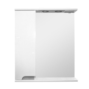 Spoguļskapītis Aqualine PREMIUM LUX 60, kreisais, metallic