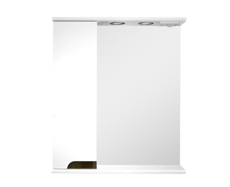 Spoguļskapītis Aqualine PREMIUM LUX 60, kreisais, wenge