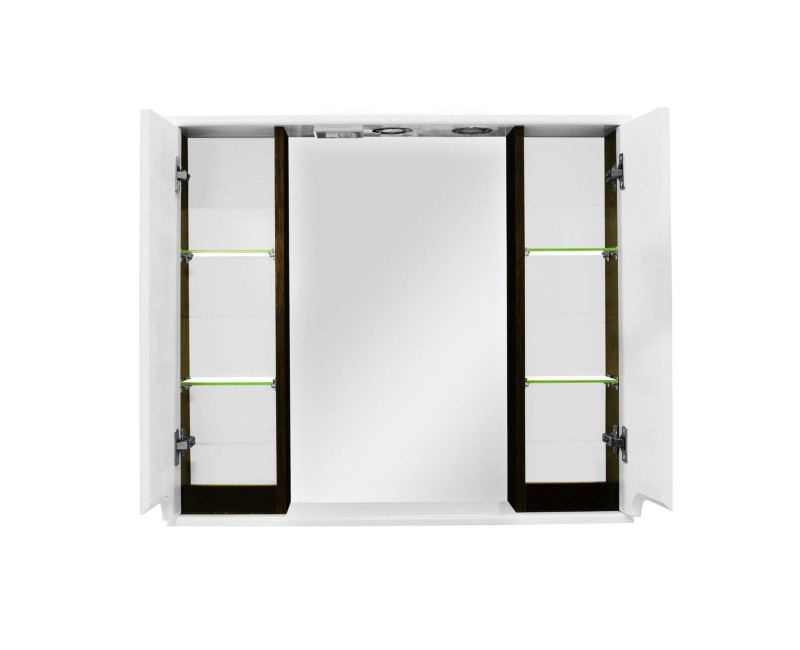 Spoguļskapītis Aqualine PREMIUM LUX 80, wenge