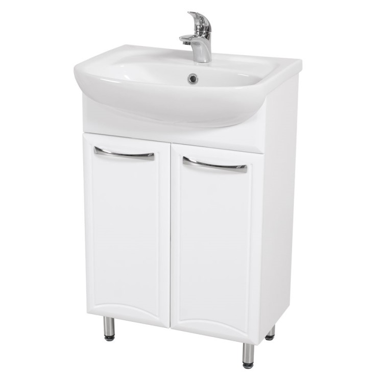 Шкаф для ванной комнаты Aqua Rodos DECOR с раковиной NOVA 55 Шкаф для ванной комнаты Aqua Rodos DECOR с раковиной NOVA 55