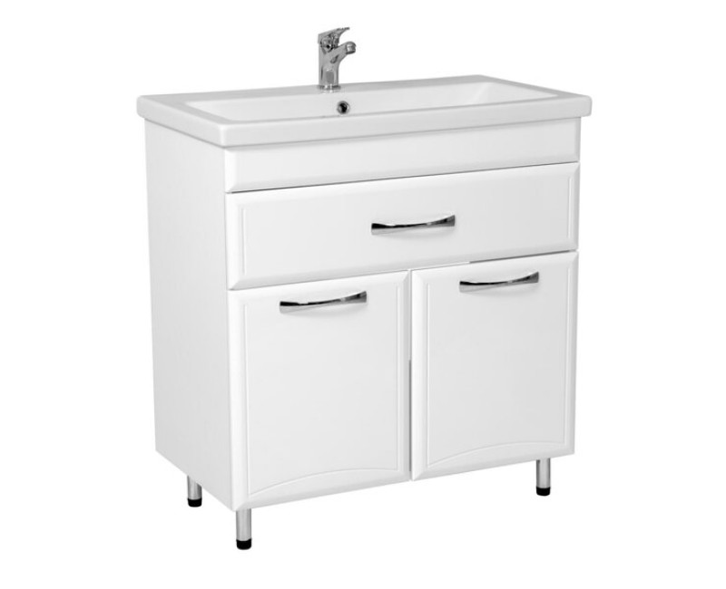 Vannas istabas skapītis Aqua Rodos DECOR ar izlietni FRAME 80