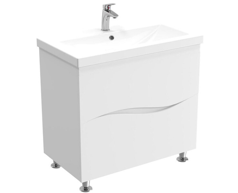 Vannas istabas skapītis Aqua Rodos ALFA ar izlietni FRAME 80