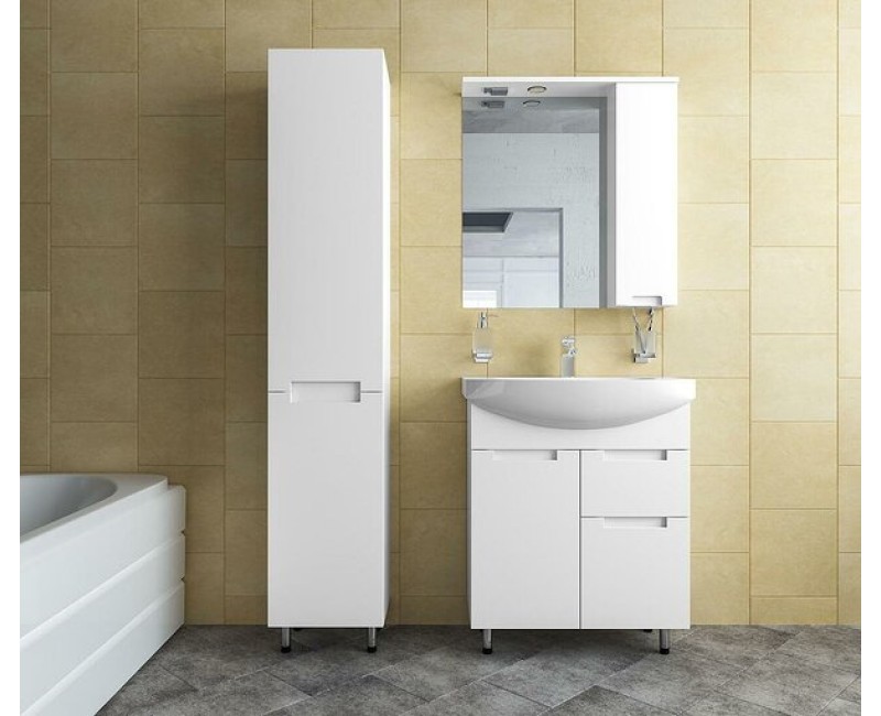 Зеркальный шкаф Aqua Rodos QUADRO 60 L