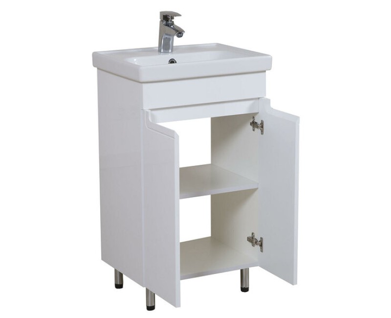 Vannas istabas skapītis Aqua Rodos OMEGA ar izlietni FRAME 50