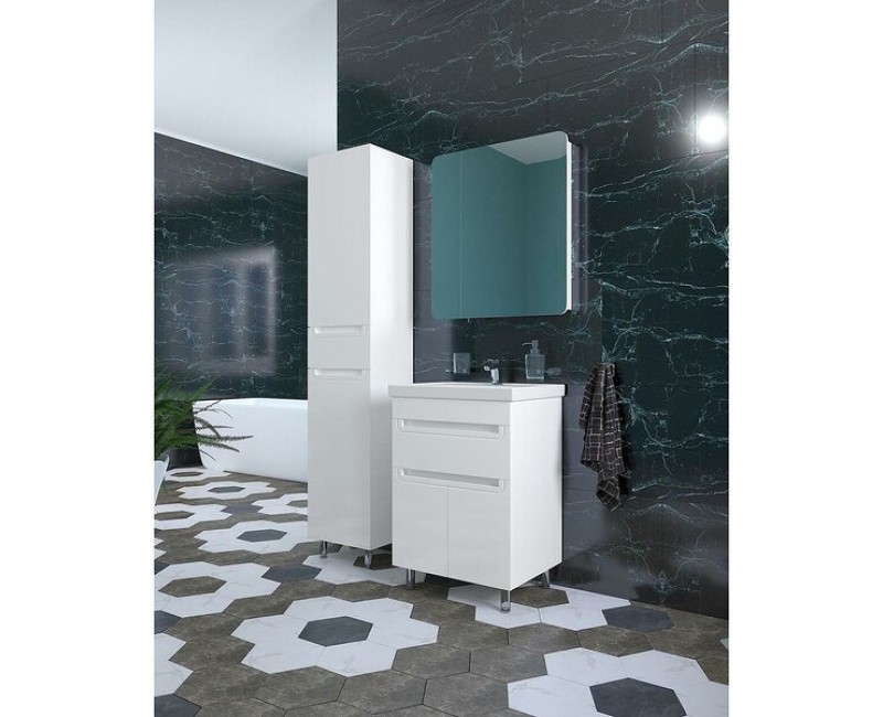 Vannas istabas skapītis Aqua Rodos OMEGA ar izlietni FRAME 50