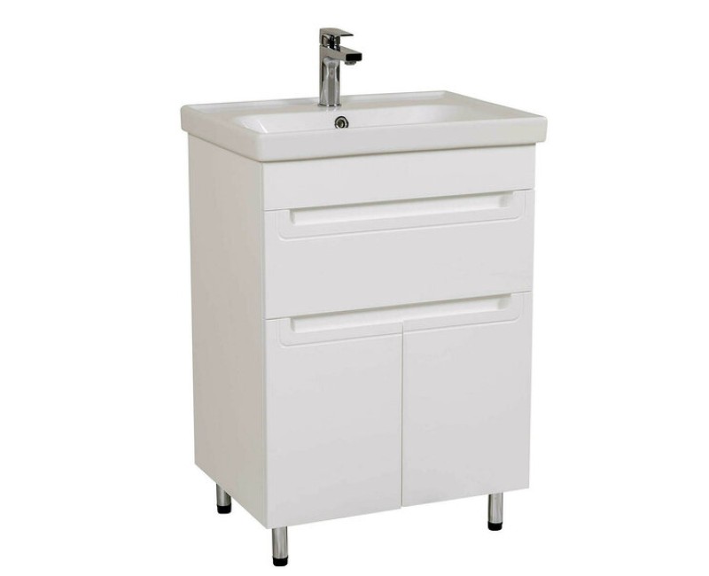 Шкаф для ванной комнаты Aqua Rodos OMEGA с умывальником FRAME 70