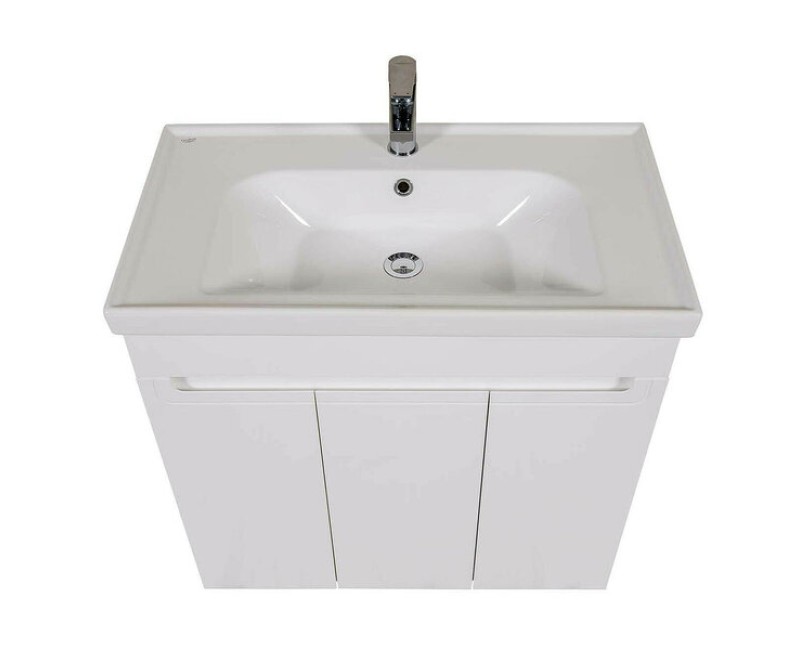 Шкаф для ванной комнаты Aqua Rodos OMEGA с раковиной COMO 80