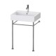 Izlietnes kājas Duravit Vero, 52.5cm Hromēta Izlietnes kājas Duravit Vero, 52.5cm Hromēta