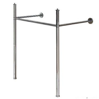 Izlietnes kājas Duravit Vero, 42.5cm Hromēta