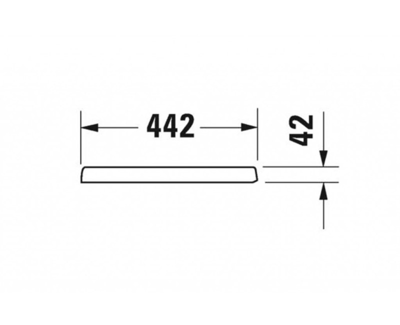 Poda vāks Duravit Starck 3 ar SoftClose Balts 0067790000