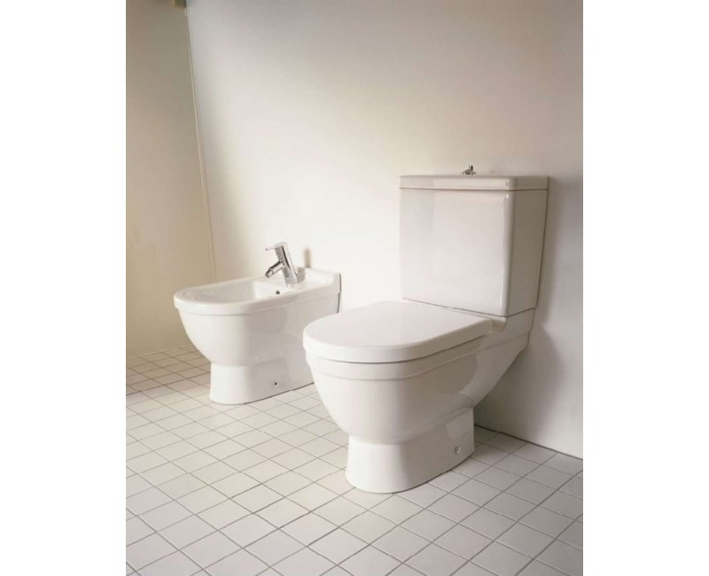 Yнитаз Duravit Starck 3 с WonderGliss Без бачка, без крышки, Белый