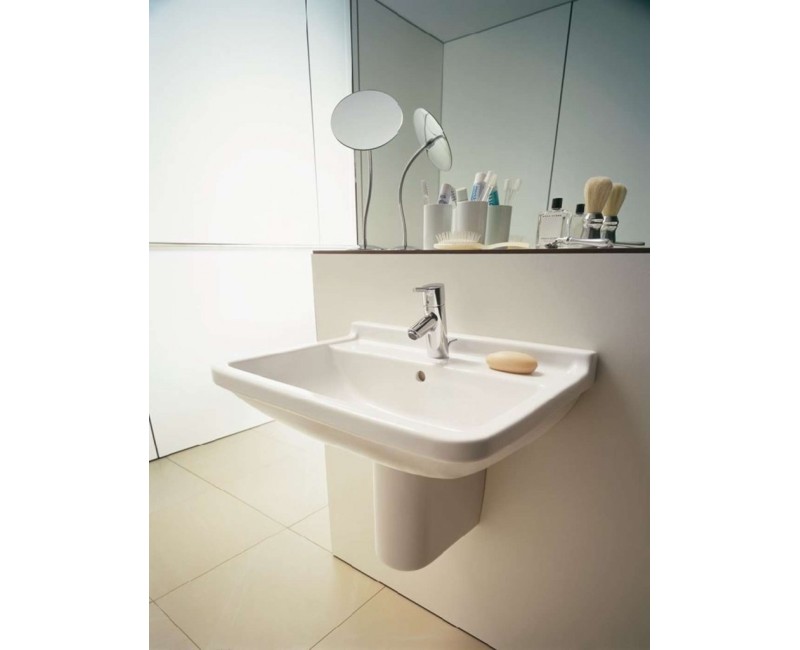 Vannas istabas izlietne Duravit Starck 3, WonderGliss 60x45cm Balts