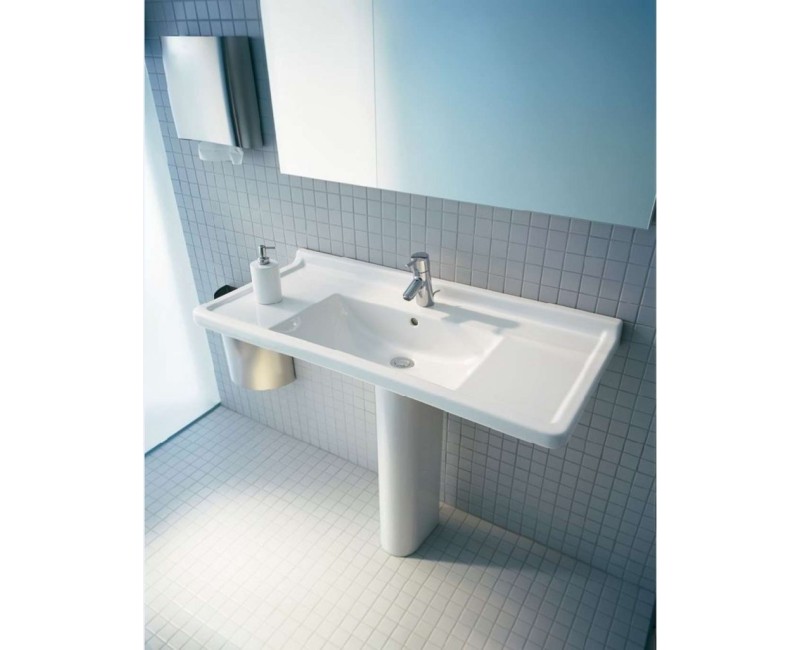 Vannas istabas izlietne Duravit Starck 3 WonderGliss 85x49cm, Balta