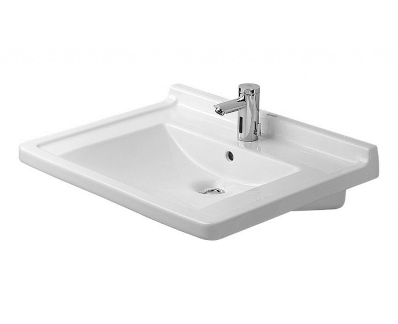 Vannas istabas izlietne Duravit Starck 3, 70x55cm, Balta